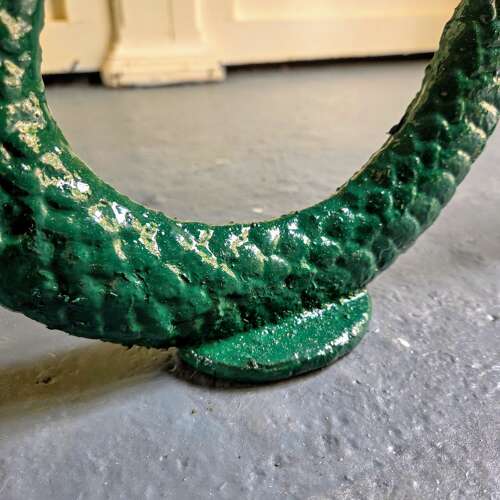 Late 19th Century Serpent Garden Bench