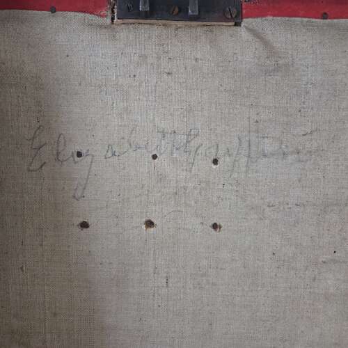 19th Century Irish Pine and Steel Chest