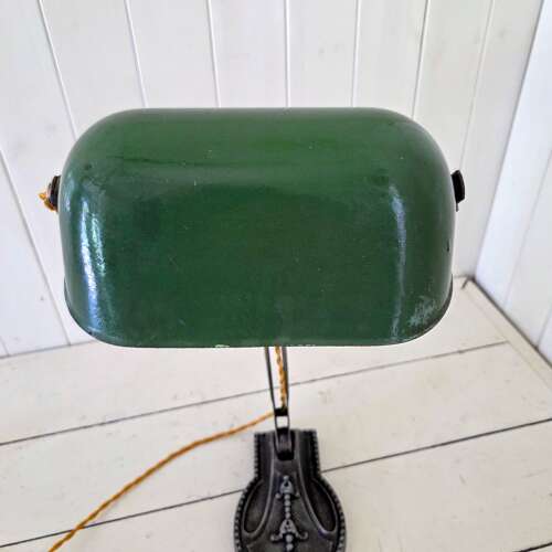 C1920s Hungarian Bankers Desk Lamp
