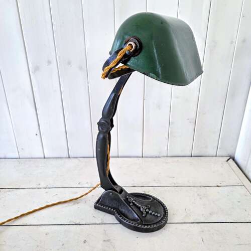 C1920s Hungarian Bankers Desk Lamp