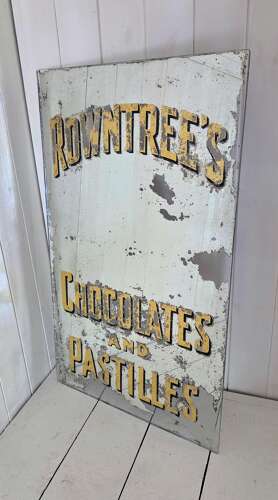 Original Early 20th Century Rowntree's Chocolates and Pastilles advertising Mirror
