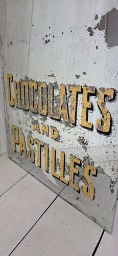 Original Early 20th Century Rowntree's Chocolates and Pastilles advertising Mirror