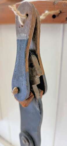 Early 20th century Folk art Trapeze toy