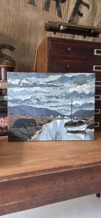 Alex McKenna West of Ireland scene oil on canvas