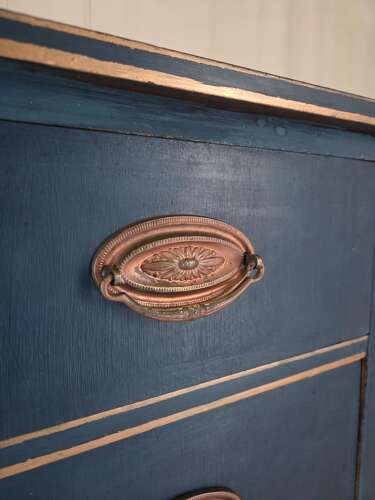 19th century painted chest of drawers