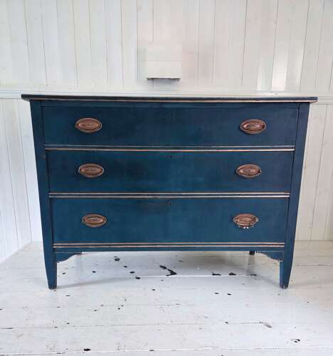 19th century painted chest of drawers