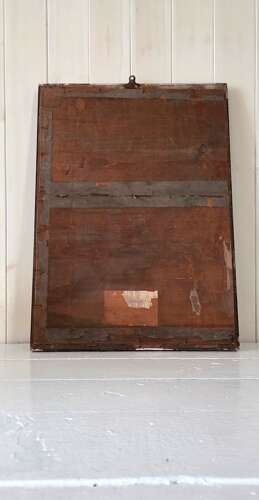 A Rare original Edwardian Y&N Diagonal Seam Corsets adveristing mirror c1910