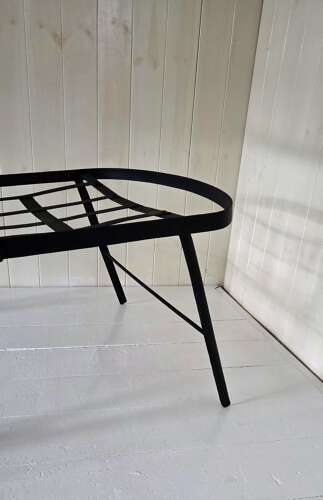 19th Century Metamorphic wrought iron Campaign Chair