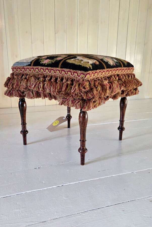 Early 19th century rosewood Footstool