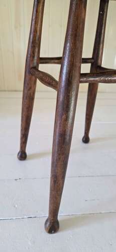 19th Century Elm Kitchen stool.