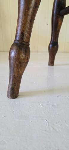 19th Century Elm Tavern Stool