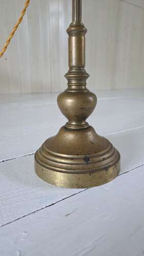 French Art Nouveau brass 'Student' Desk Lamp