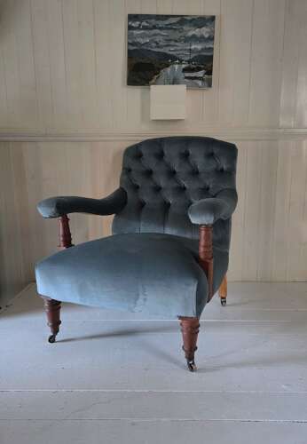 A 19th Century Open Armchair in the manner of Howard&Sons