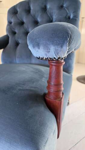 A 19th Century Open Armchair in the manner of Howard&Sons