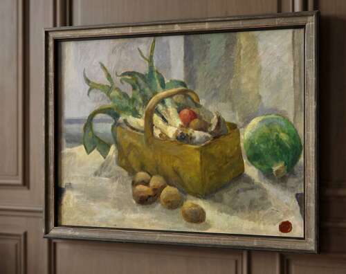 Early 20th Century oil on canvas still life study