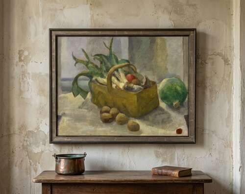 Early 20th Century oil on canvas still life study