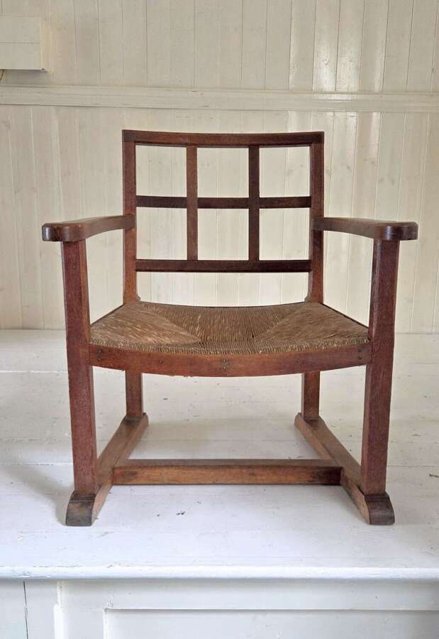 Rare c1920 Heals of London 'Fireside' Chair
