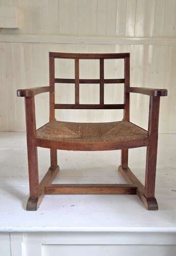 Rare c1920 Heals of London 'Fireside' Chair