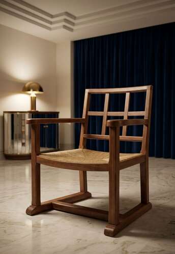 Rare c1920 Heals of London 'Fireside' Chair