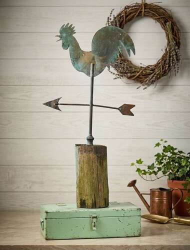 Early 20th Century Folk art Copper Cockerell