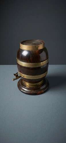 A 19th Century Lignum Vitae String Barrel