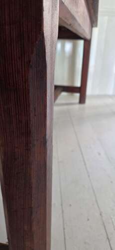 Late 19th Century Irish pitch pine 'Iveagh Trust' Table