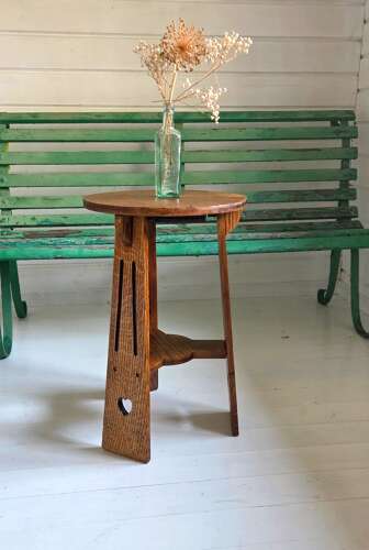 Oak Arts&Crafts period occasional table c1900