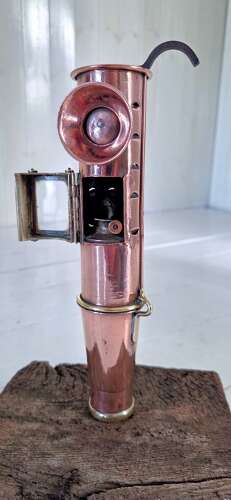 19th Century Copper Martime Signalling Lamp
