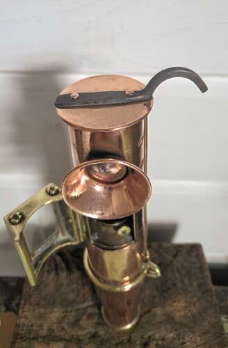 19th Century Copper Martime Signalling Lamp