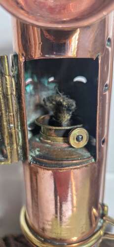 19th Century Copper Martime Signalling Lamp