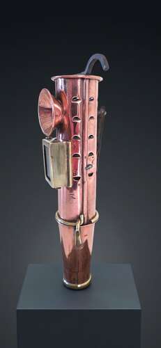 19th Century Copper Martime Signalling Lamp