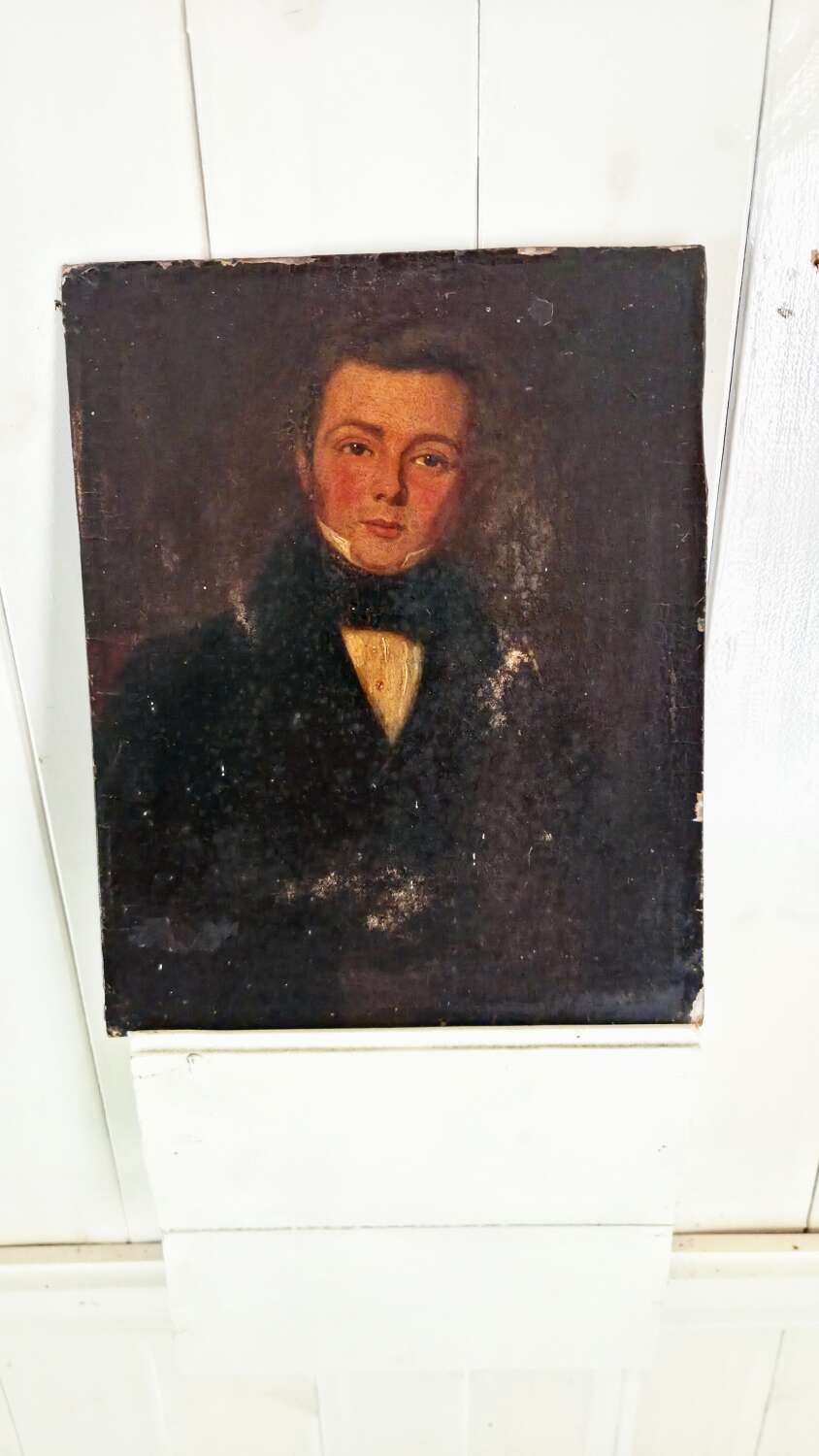 Decorative 19th Century Oleograph portrait