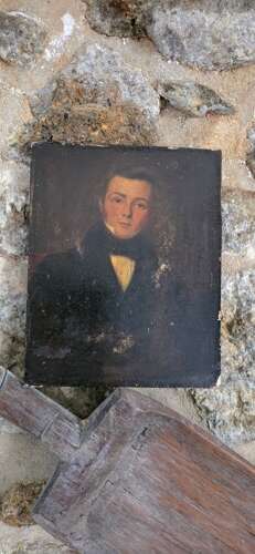 Decorative 19th Century Oleograph portrait