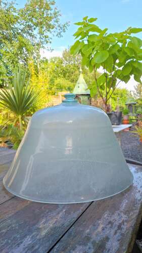 French 19th Century Glass Melon Cloche