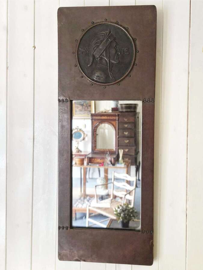C1900 Liberty&Co Arts and Crafts movement 'Dante' Mirror