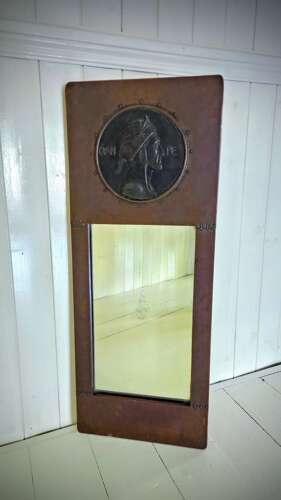C1900 Liberty&Co Arts and Crafts movement 'Dante' Mirror