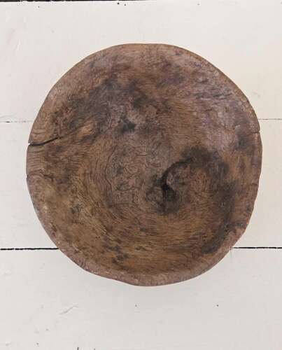 An 18th Century primitive Burr Oak Bowl
