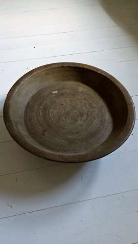 An early 19th Century French turned Sycamore Bowl