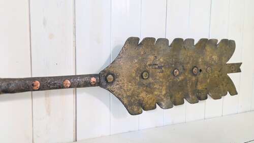 Large scale 19th Century folk art arrow Weathervane