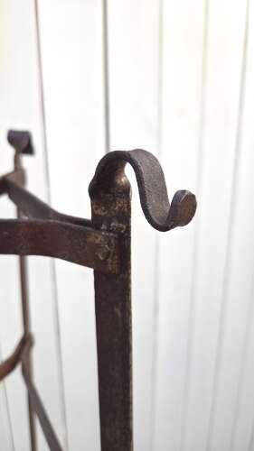 Victorian seven tier wrought iron Saucepan Stand