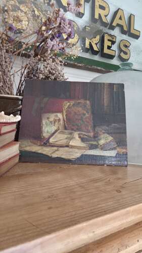 Early 20th Century oil on board Vanitas style still life